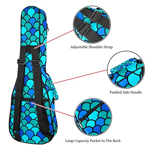 Sac de rangement ukulélé concert housse soprano robuste 10mm - 3