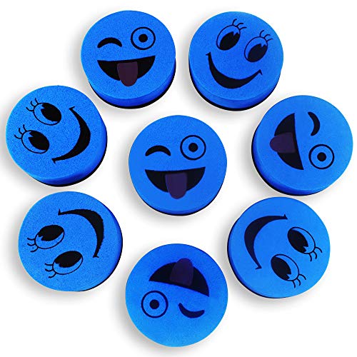 40 Pack Magnetic Whiteboard Erasers Dry Eraser Dry Erase Erasers Bulk Chalkboard Eraser Cleaner for Classroom, Office (Blue, 2 inch) image 5