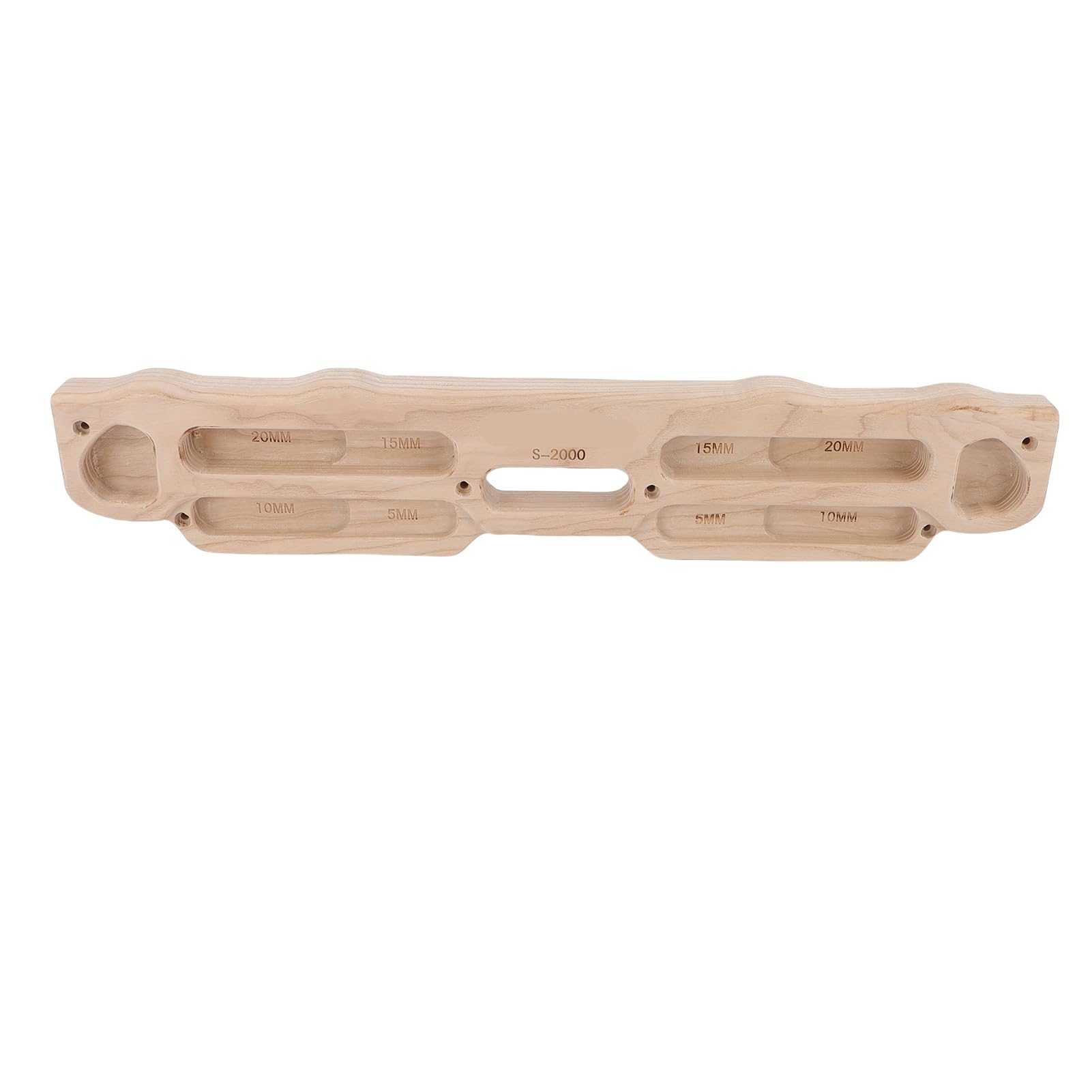 Cryfokt Klettern Hangboard, Tragbarer Effektiver Kletterstärkebauer, Holztraining Fingerbrett, Hangboard Klettern Sie Kletterwand für Krafttraining zu Hause Fitnessstudio