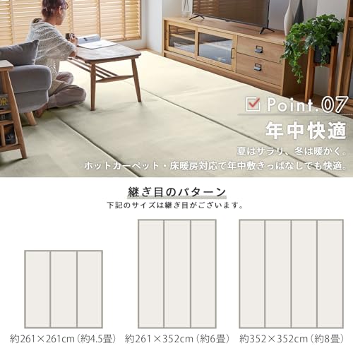 Amazon.co.jp: グラムスタイル: 江戸間4.5畳 261x261cm