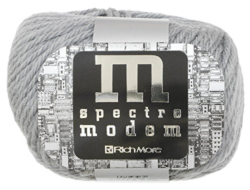 リッチモア スペクトルモデム 毛糸 極太 Col.57 グレー 系 40g 約80m 2098