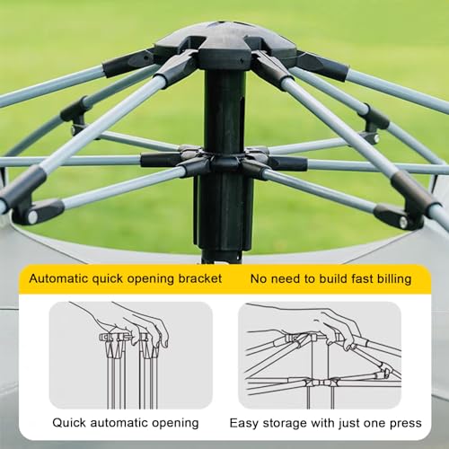 Carpa para camping 3-6 personas tipo domo automática impermeable miniatura 5