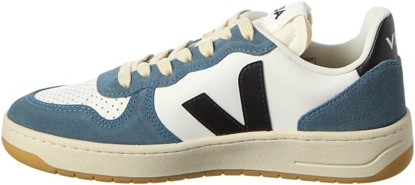 VEJA Women's V-10 White Black California EU 39 (US Women's 8) Medium