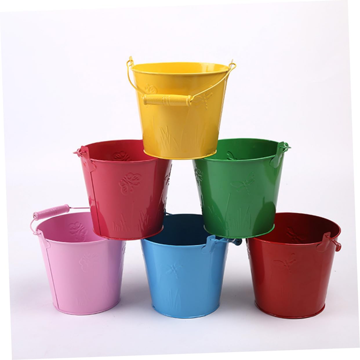 Beach Bucket Toy 6pezzi in Ferro, Gioco per Bambini