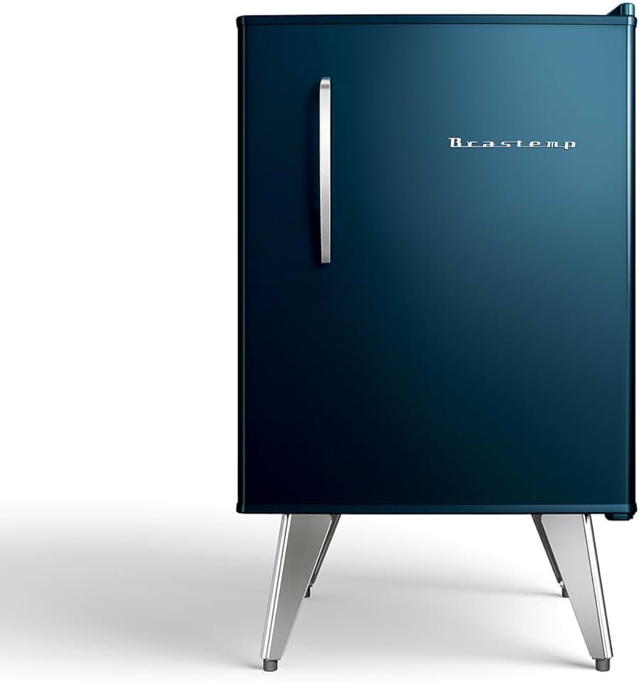 Frigobar Brastemp Retrô 76 Litros Midnight Blue - BRA08MZ (220, Volts)