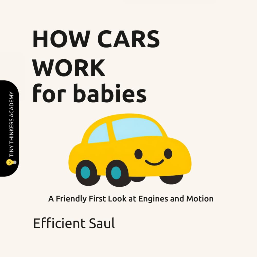 How Cars Work for Babies (Tiny Thinkers Academy): A Friendly First Look at Engines and Motion (Tiny Thinkers Academy - STEM for Babies)