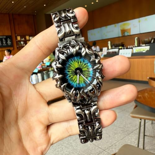 Image of CARLIEN Gothic Claw Watch for Men - Unique Stainless Steel Wristwatch