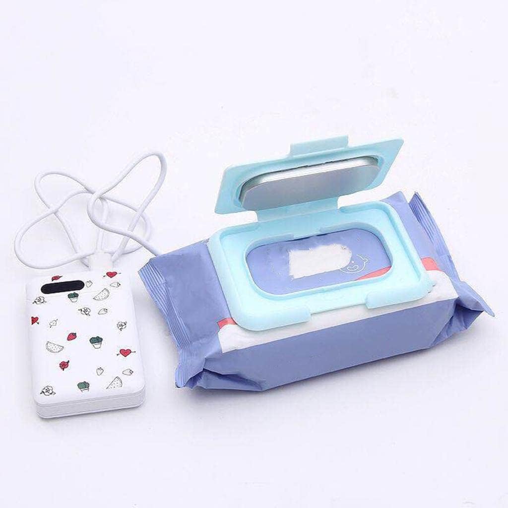Wipe Warmer Baby Heater Heating Wet Towel Dispenser for Indoor &Outdoor (Light Blue)