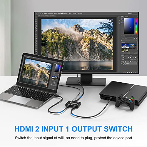 Conmutador HDMI 8K Tendak elimina los parpadeos de pantalla en vídeo de alta fidelidad 3D 3