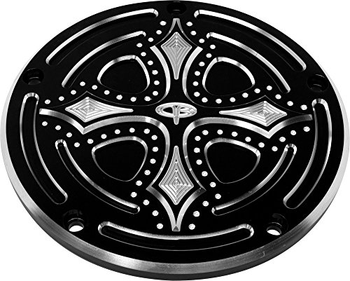 Precision Billet Black Darkside Derby Cover DRK-230-5H-BLK