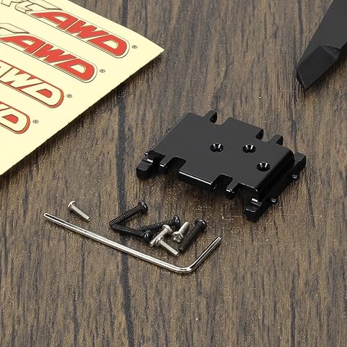 RCAWD Alum Barrage Transmission Mount for 1/24 ECX Barrage RGT FTX 1/24 Series Upgrades Parts Black