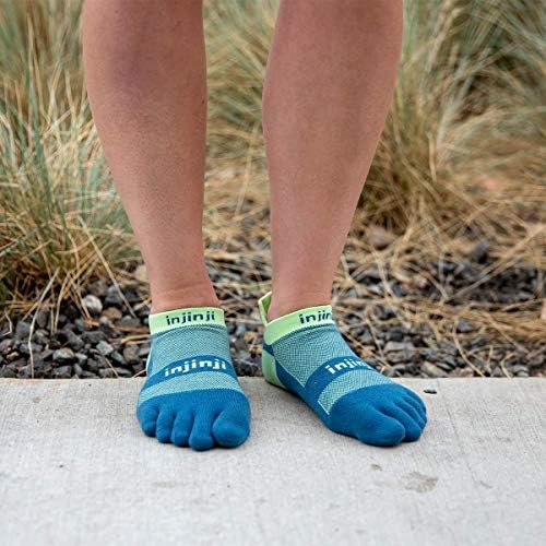 Injinji Run 2.0 Lightweight No-Show Toe Socks