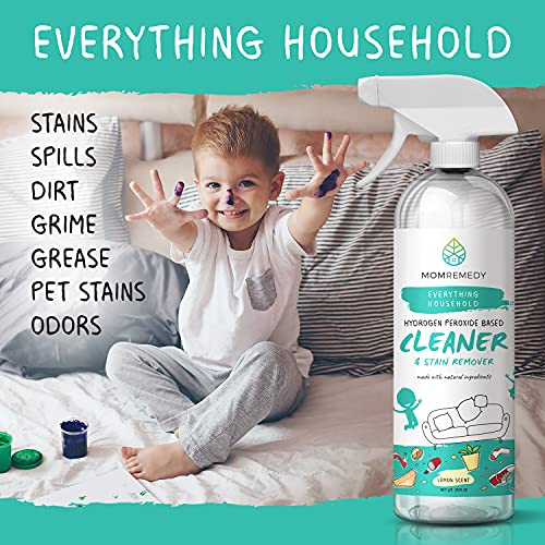 Momremedy Hydrogen Peroxide All Purpose Cleaning Spray | Multipurpose Home Cleaner | Fabric And Laundry Stain Remover | All Surface Kitchen And Bathroom | Non-Toxic | Single Pack #TOP4