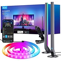 Govee Retroilluminazione Monitor RGBIC, DreamView G1 Pro Luce PC Gaming, Barre Luminose e Neon...