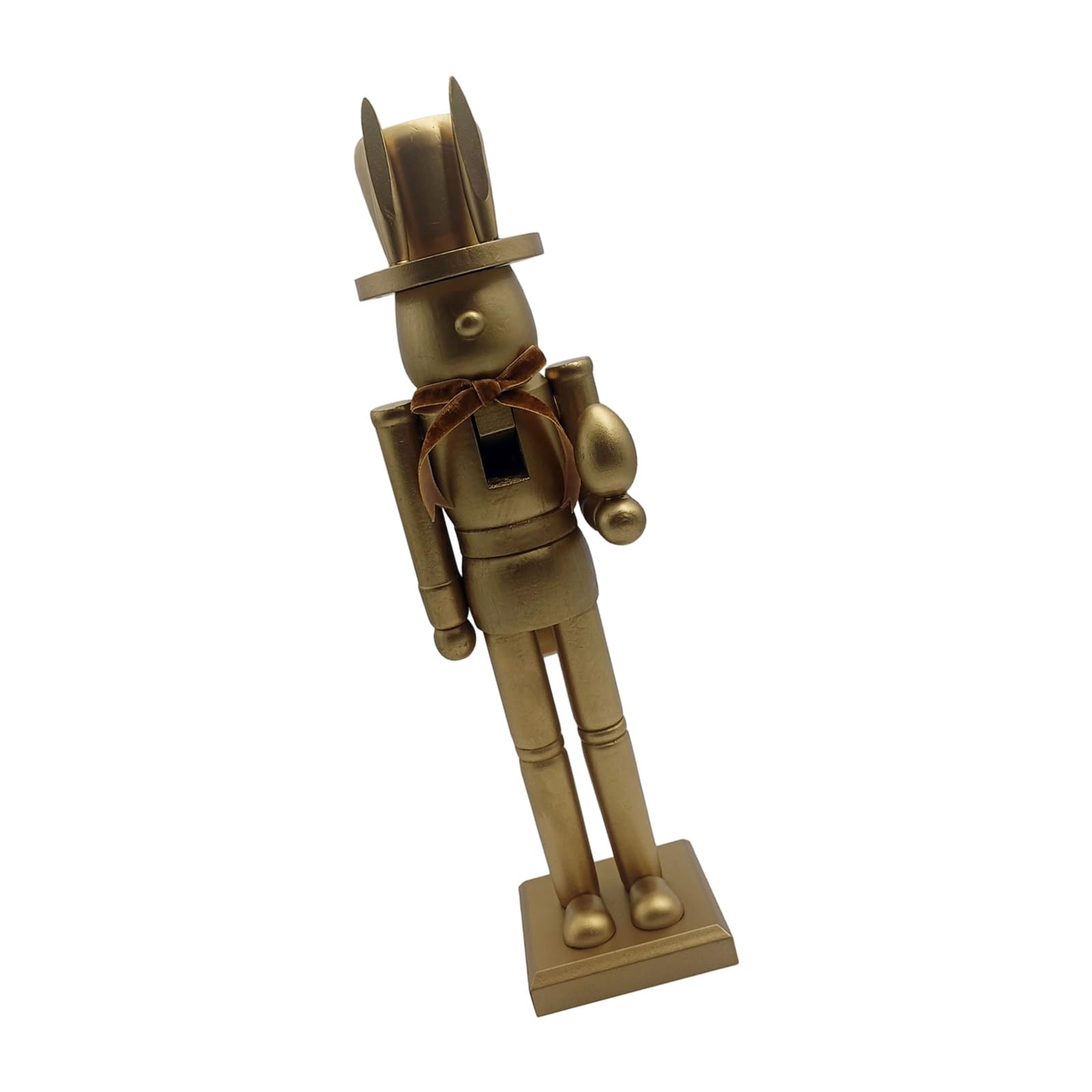 Base Stabile in Legno Pasqua Schiaccianoci Coniglietti Ornamen Sicuro per Bambini e Animali Domestici FESTIVITÀ Decorazione Domestica per Esposizione da Tavolo Decorazione Domestica