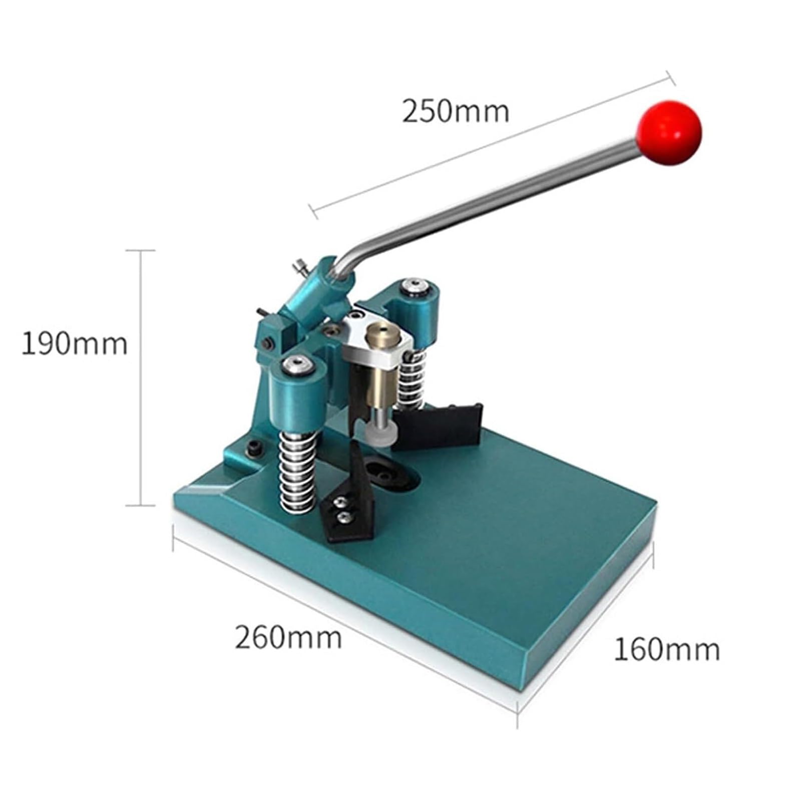 Coupe-coins manuel, perforatrice robuste pour coins de papier avec lames R6 et interchangeables R3-R13, épaisseur de coupe de 3 cm, pour la découpe de cartes de visite(R6+R3)