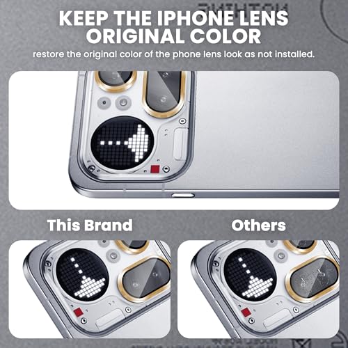 Image of FIRST MART Gold Camera Ring Guard Protector for Nothing Phone 4A Pro | Tempered Glass with Metal Alloy Rings, HD Clear, Scratch Resistant, Case-Friendly | Pack of 1