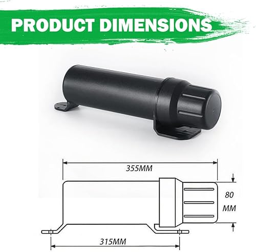 Miniatura 6 de MOTO4U - Tubos de almacenamiento para guardar guantes, impermeables, herramientas o documentos, impermeables, universales, para motocicletas