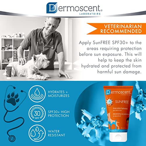 Dermoscent SunFREE SPF30+ Cat & Dog Sunscreen - Safe & Natural Mineral Sunscreen Moisturizing Sun Protection - 30 Ml / 1 Fl. Oz. - Thumbnail 6