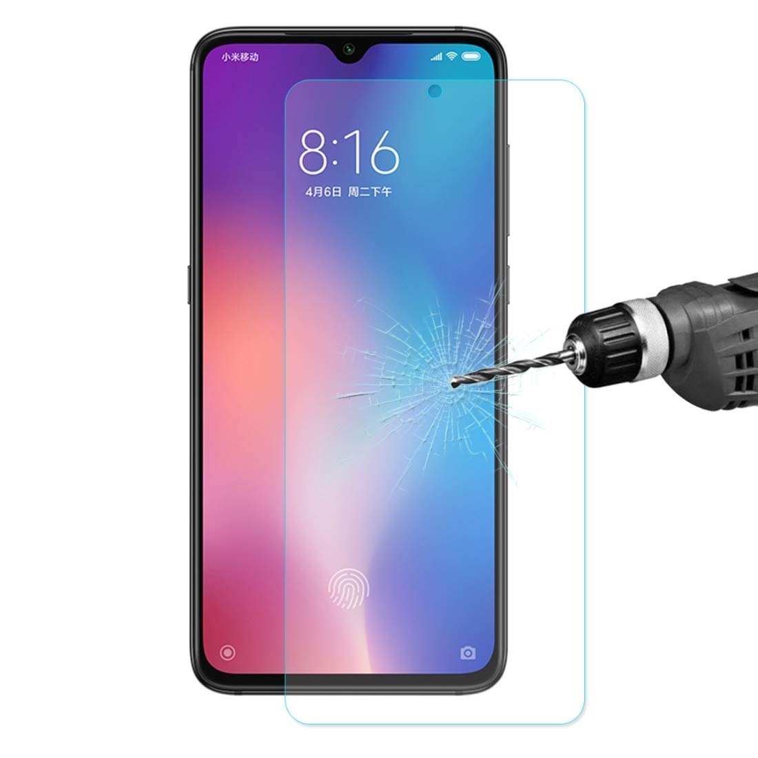 Pellicola Protettiva Nandu ZenGlass Per Xiaomi Mi6 - Vetro Flessibile 9H, Anti-impronta, Made In Germany (Copre Solo Parte Piana) - 3