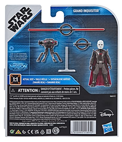 Star Wars Mission Fleet Gear Class Duel In The Darkness, 2.5-Inch-Scale Grand Inquisitor Action Figure, Toy For Kids Ages 4 And Up (F3785) #TOP4