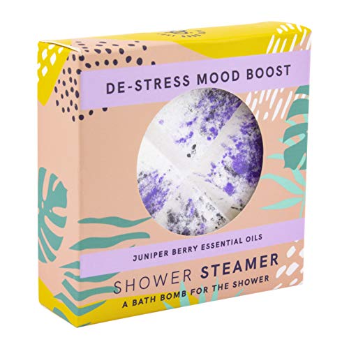 PaladoneJust Good Days Juniper Berry Destress Shower Steamer Bath Bomb