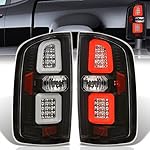 AJP Distributors Phantom Style LED Rear Driving Brake Lamps Tail Lights Assembly LH & RH Pair Compatible/Replacement For Colorado Canyon 2015 2016 2017 2018 2019 2020 2021 2022 15 16 17 18 19 20 21 22