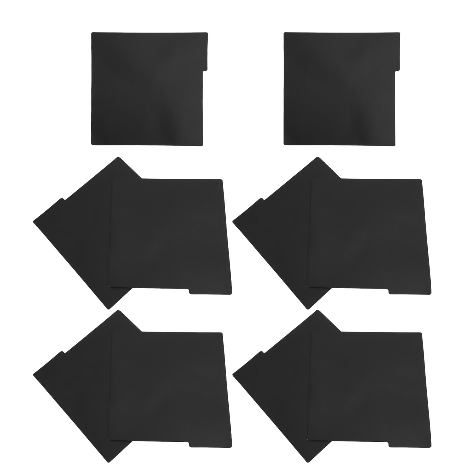 OUNONA Divisori per Album in Vinile Plastico Nero con Schede Tab, 10 Pezzi | Vinili e Copertine, per Cassette di Stoccaggio e Sale Audio Professionali, Formato 12, 9x12, 5 Pollici