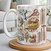 dekcanu Personalized Crafting Scissors Art Supplies 3D Inflated Effect Coffee Mug For Mom Ceramic Drinkware Mother's Day Keepsake Crafters Handicraft Enthusiast Gift for Women Mom Daughter #4