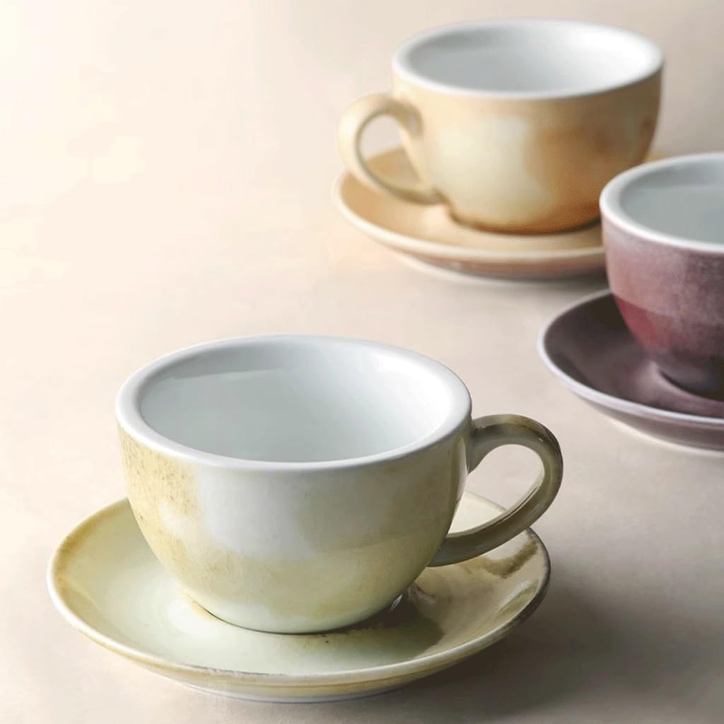 Tazas Cafe Platillo De Taza Café Cerámica Té La Tarde Oficina Mug Cups(A)
