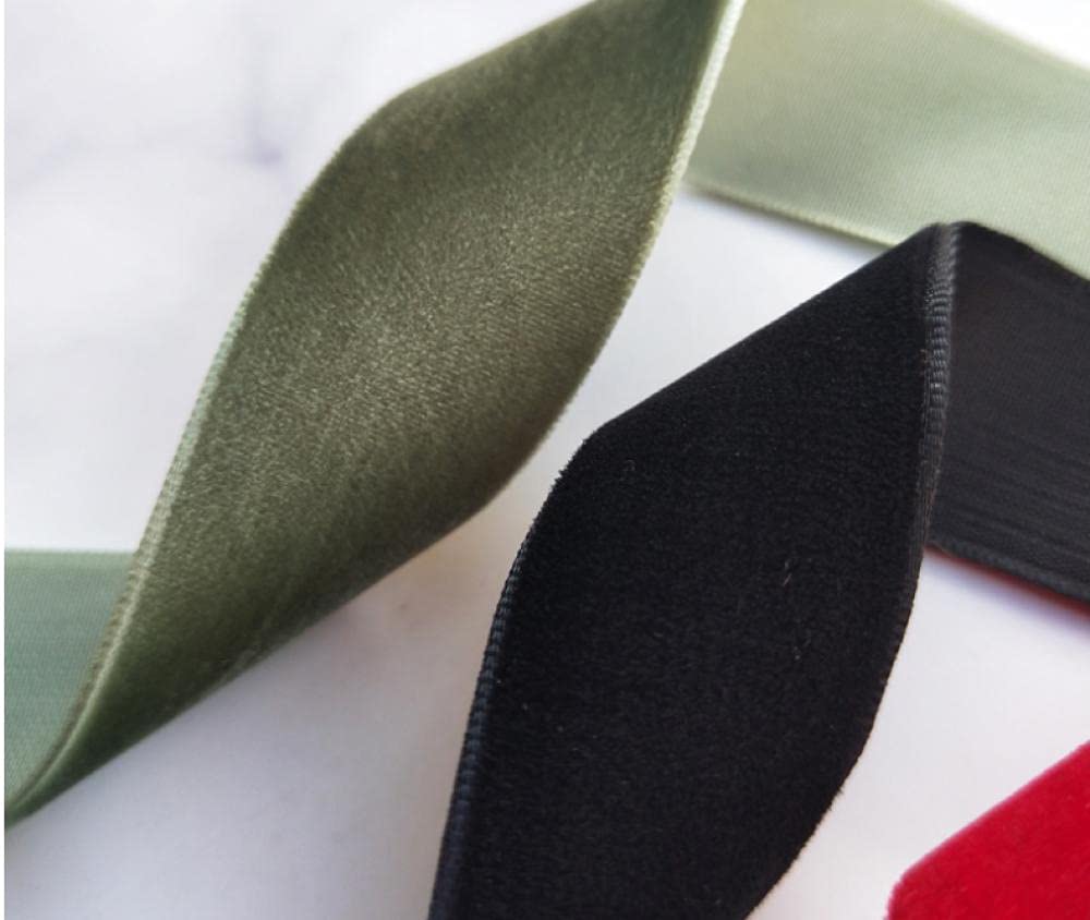 Ribbons For Gift Wrapping Ribbon For Fabric Satin Ribbons 22 Cm 2.5 Cm Aksamitna Wstążka Pojedyncza Stada Aksamitna Pasek Ręcznie Diy Bow Boże Narodzenie Wakacje-Złoty 143#