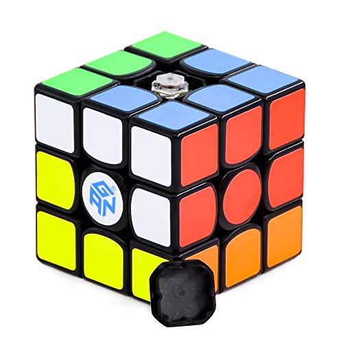 Image of Cubelelo GAN 356 Air Master Enhanced Fantasy Version 3x3 Black Speed Cube Magic Cube Puzzle Toy (World Record Edition) Pack of 1, Multicolor