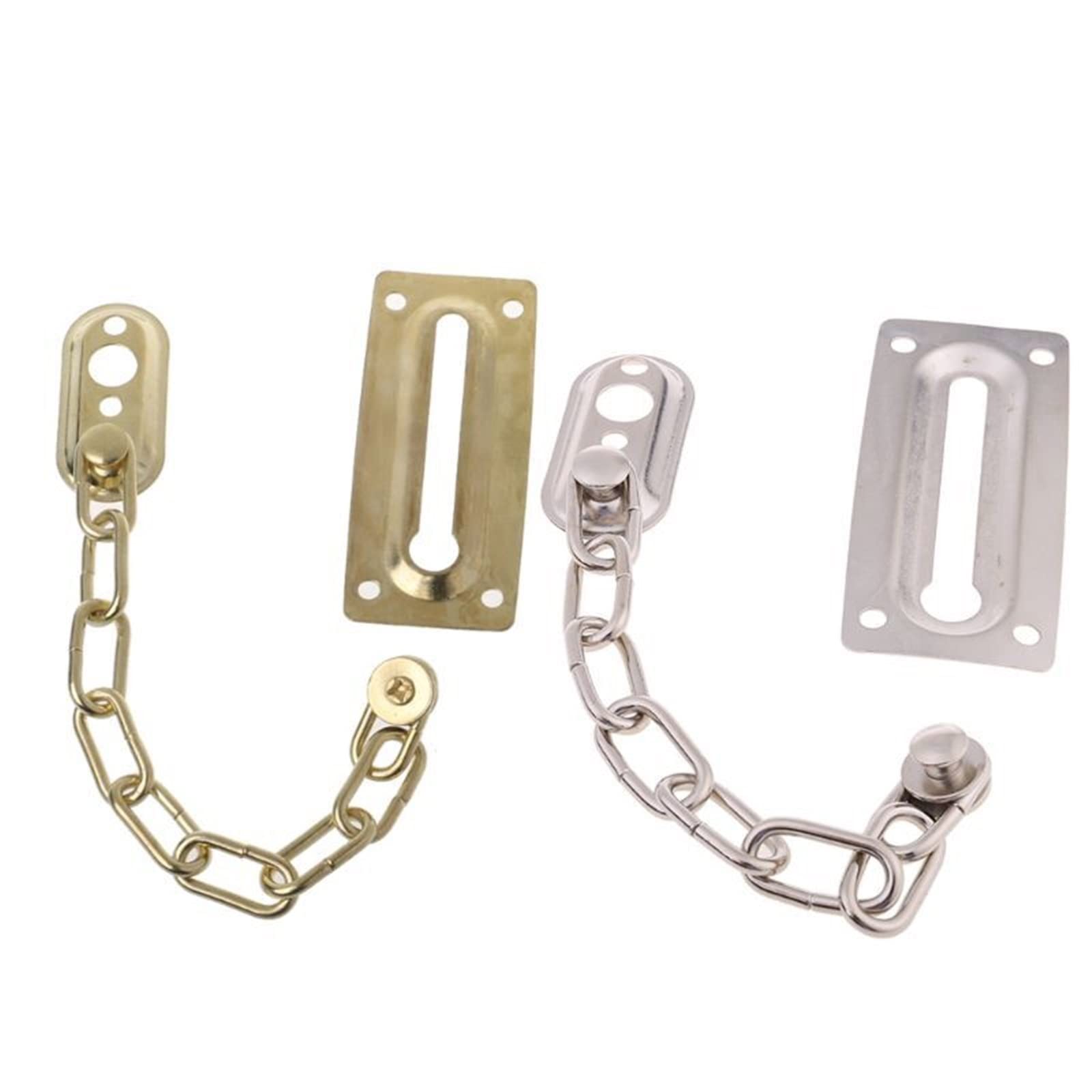 Serratura, Catena di Sicurezza, Catena antifurto in Acciaio Inossidabile for Porta di Sicurezza Lucchetto Home Guard Lucchetto for Porta di Sicurezza Rinforzato for impieghi gravosi(Gold)