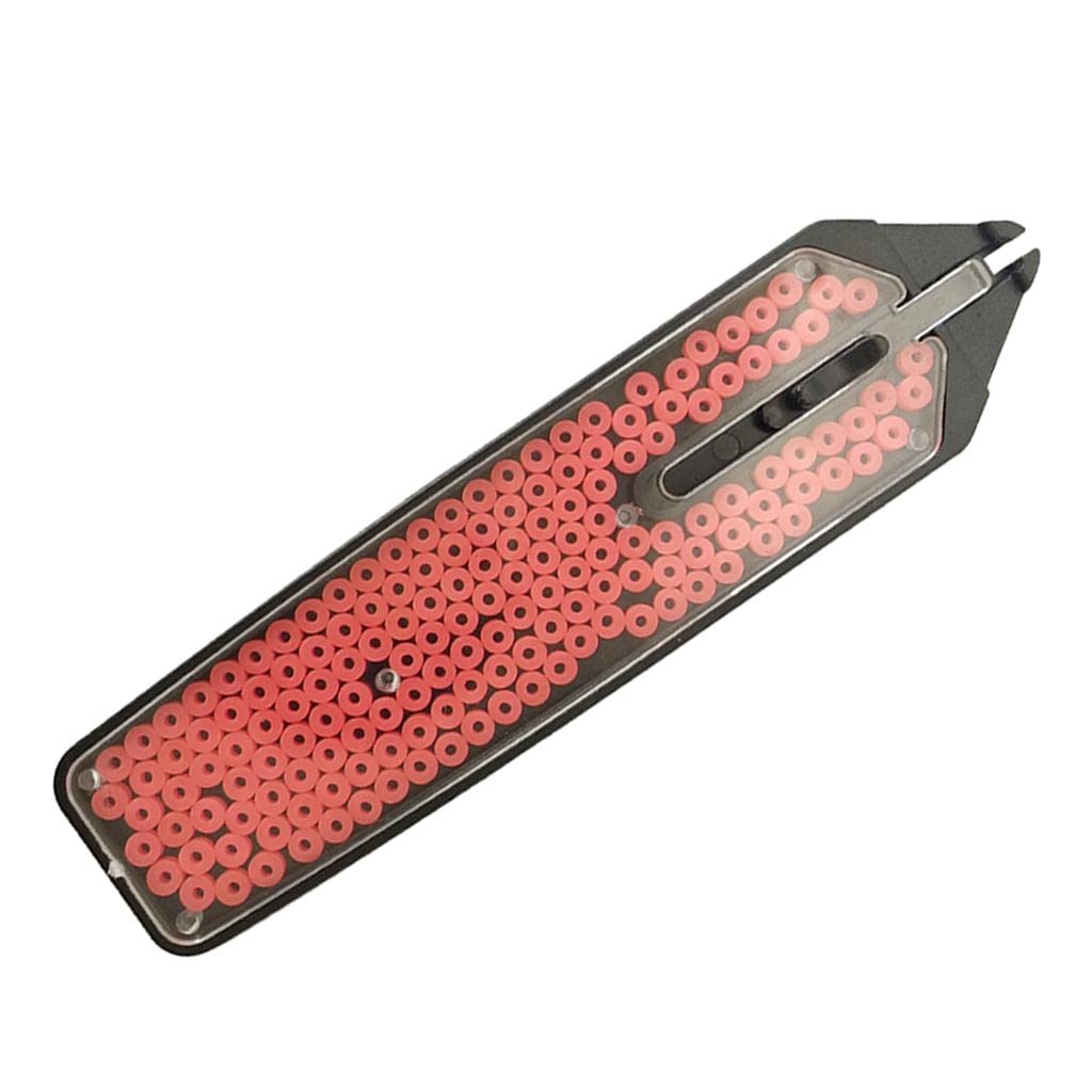 Premium Tennis Badminton Racchetta Ricariche String Cross Savers Protector Rosso 9 cm