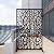 RockRain 6ft Metal Privacy Screen Divider: Modern Black Bird Pattern - Galvanized Steel Waterproof & Rustproof - Indoor/Outdoor Room Partition for Patio Balcony Garden