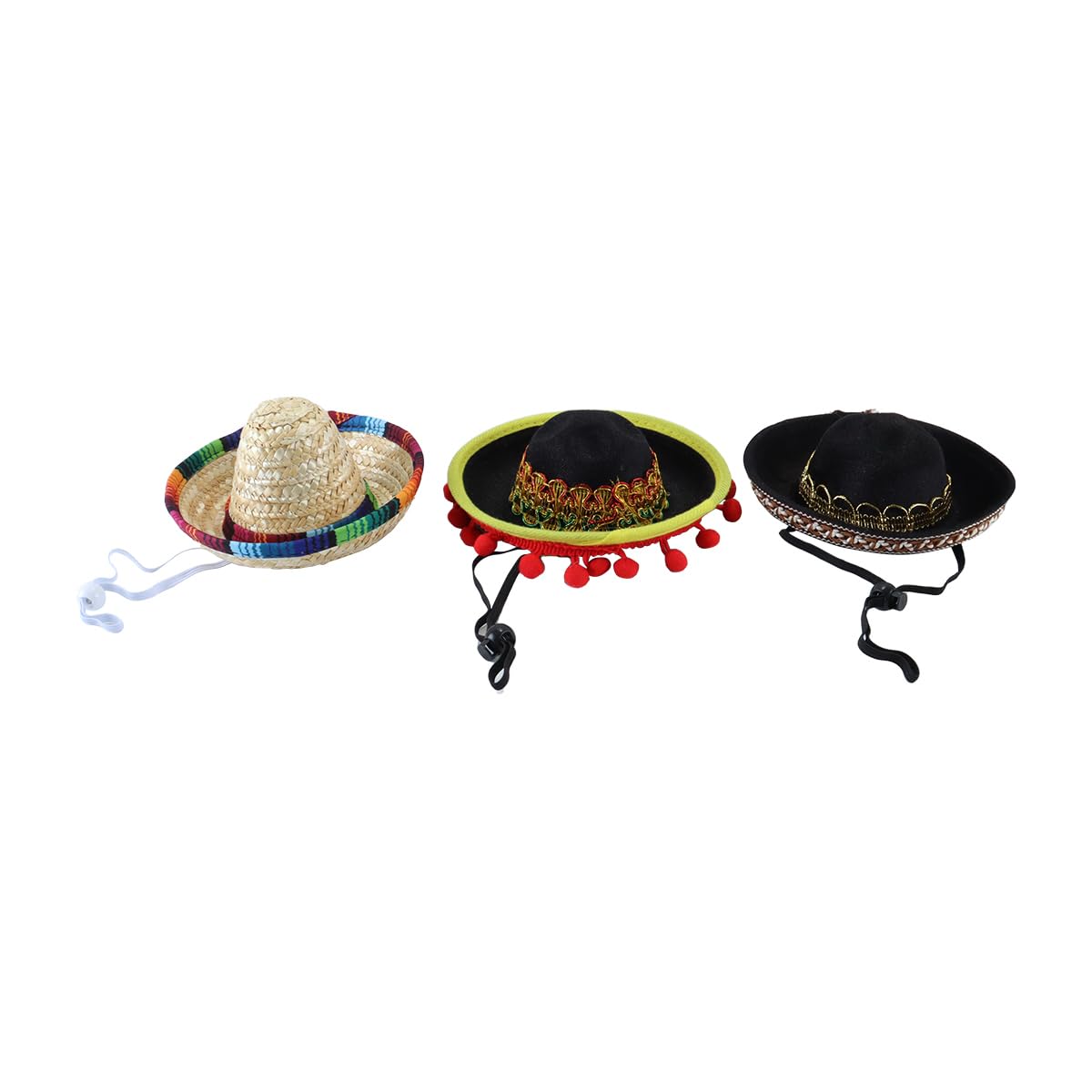 Chapeaux sombreros pour chien et chat accessoires de déguisement de carnaval et cosplay