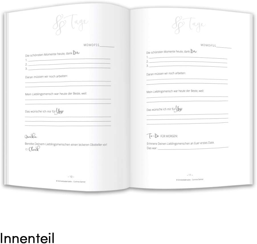 Chocolate Page The Relationship Experiment - A Couple Experiment that Changes Your Relationship | Journal | Workbook for Couples, Couples Gift