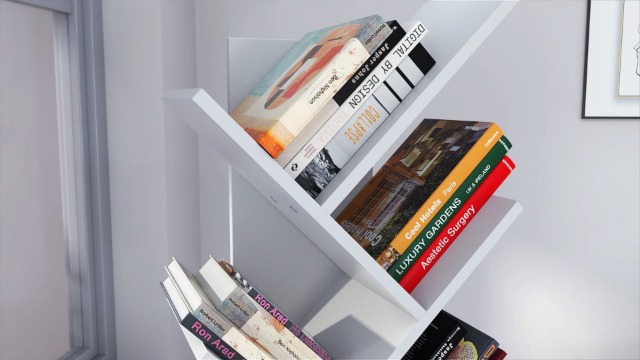 Libreria YITAHOME 5 Livelli - Scaffale Moderno In Stile Industriale Per Soggiorno E Ufficio - Foto 9