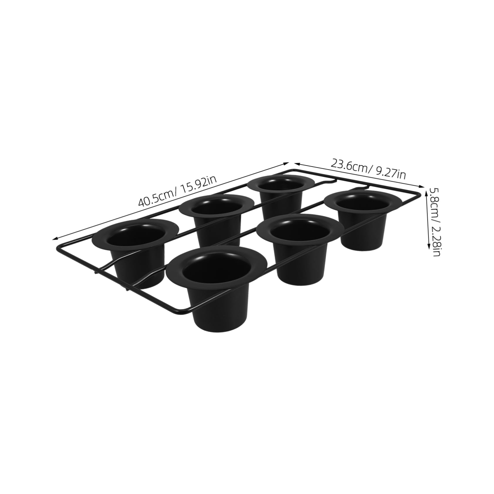 ABOOFAN Moules À Muffins Élégants En Acier Carbone Pour 6 Moules Antiadhésifs Pour La Cuisson De