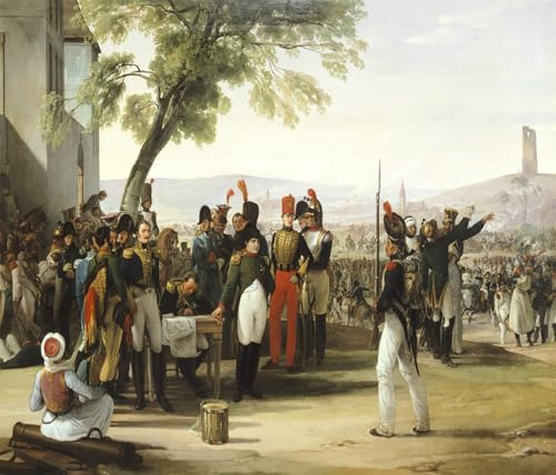 Tableau Napoléon Wagram Francesco Hayez déco murale grand format vintage