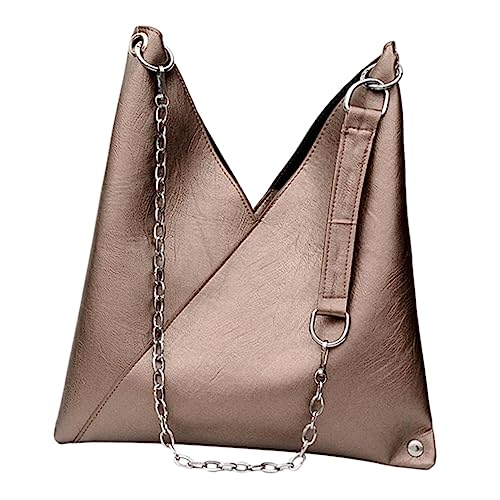 Sac bandoulière femme grande capacité pratique avec chaîne pour usage quotidien