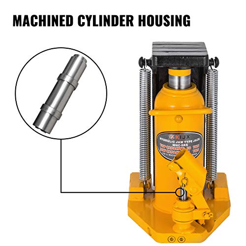Mophorn Toe Jack Lift Hydraulic Machine Toe Jack Lift Air Hydraulic Toe Jack Proprietary Heat-Treated Steel (5-10Ton Yellow) #TOP4