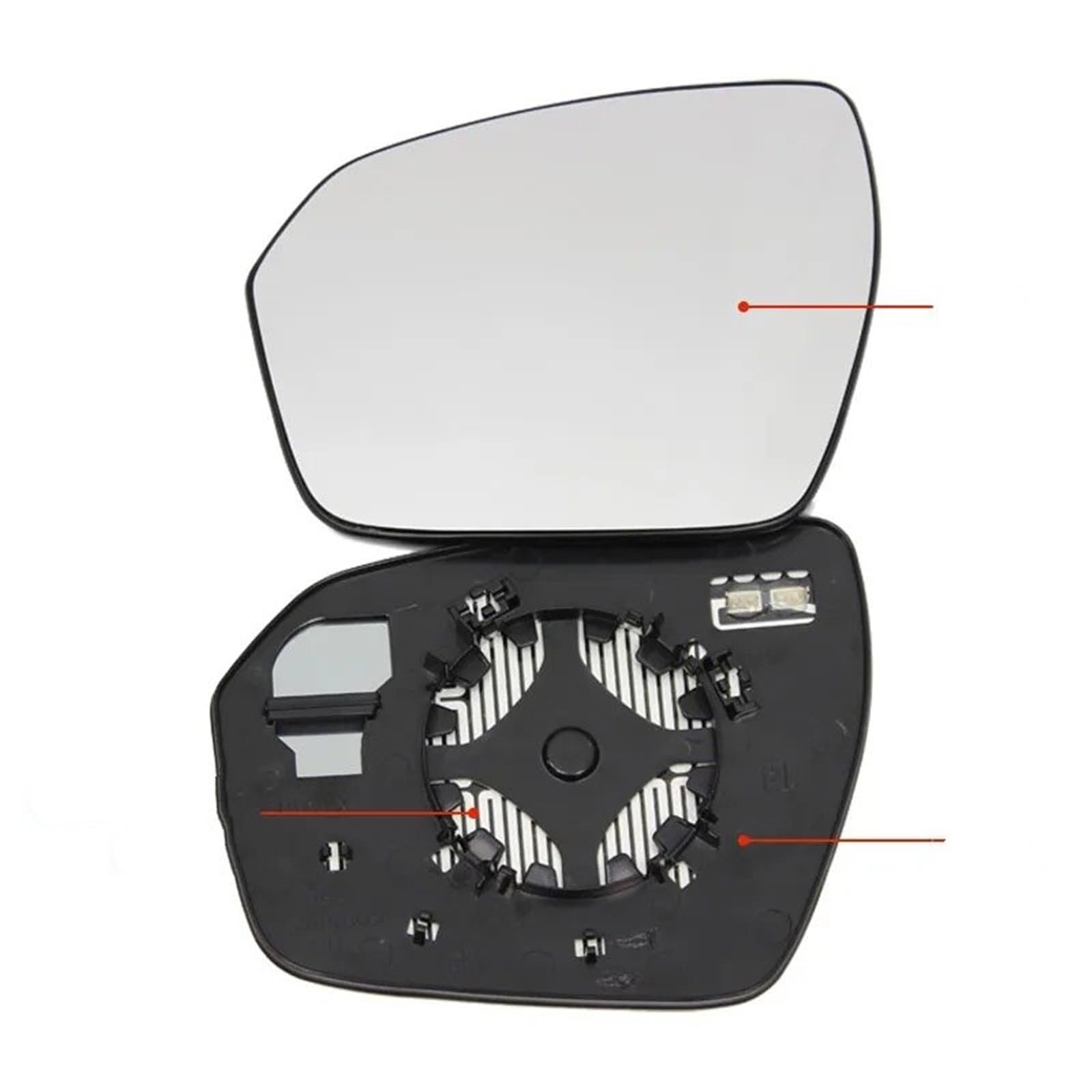 Miroir De Rétroviseur Latéral Chauffé Pour LAND ROVER RANGE ROVER Evoque 2014 2015 2016 2017 2018 2019 Lr048359 Lr048360