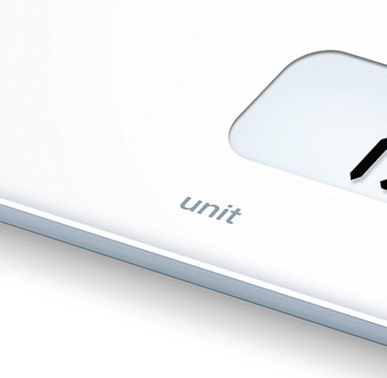 Beurer KS 19 Bilancia da Cucina Digitale, Ultra Piatta 16,5 mm, Vetro di Sicurezza, 5 kg di Capacità, Funzione Tara, Display LCD, Conversione Peso-Liquidi, Spegnimento Automatico