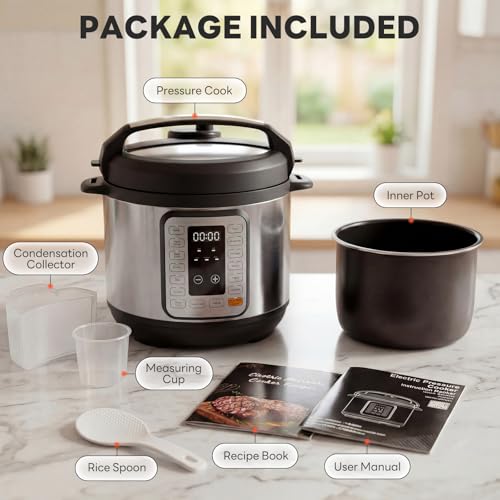 DUMOS 16-in-1 6Qt Multi-Cooker with Ceramic Pot & 12 Presets — view 8