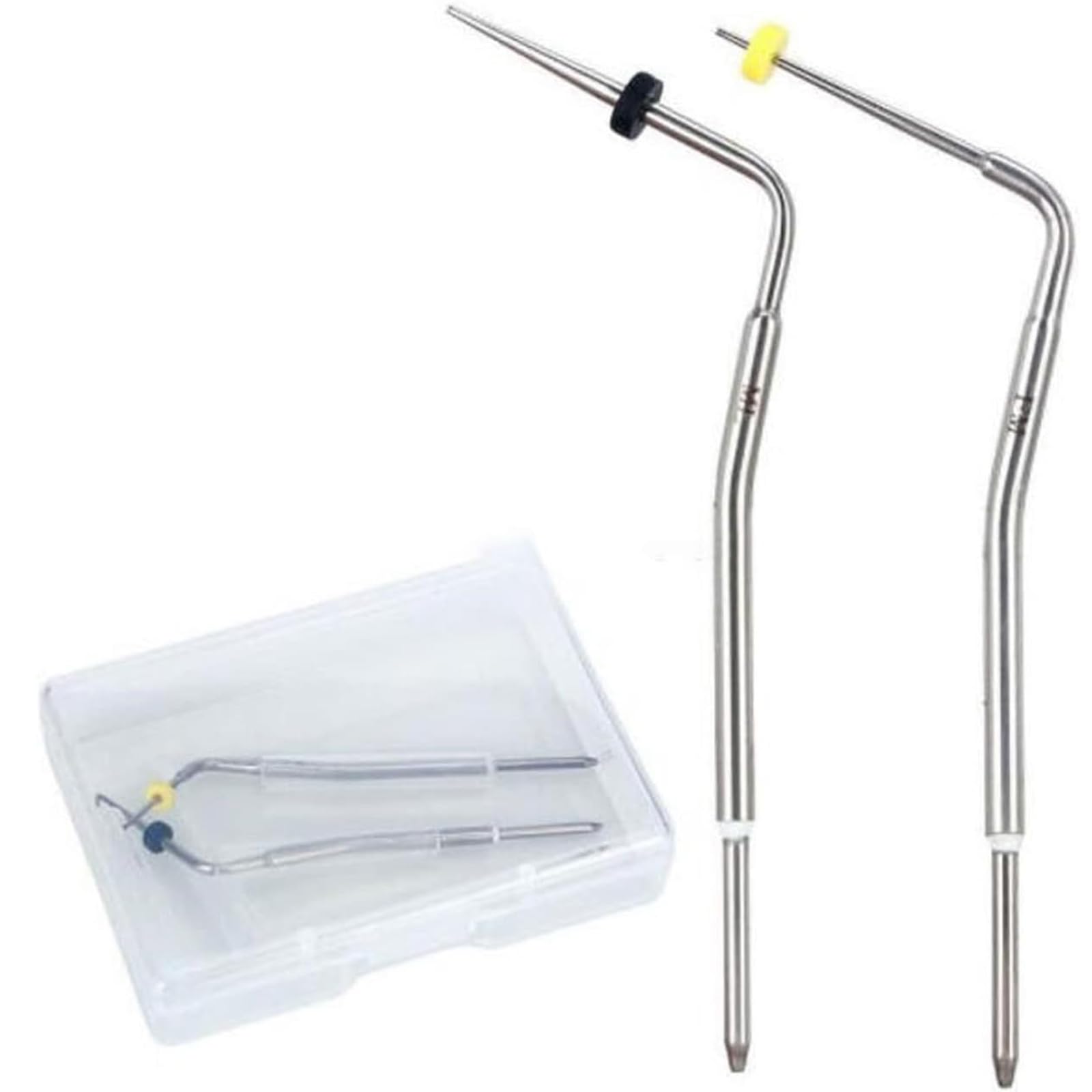 Dental Gutta Percha Zahnfleischschneider Endo Gutta Cutter Gelöster Brecher Cutter Dental Endo Gutta Mit 2 Spitzen, Two Needles