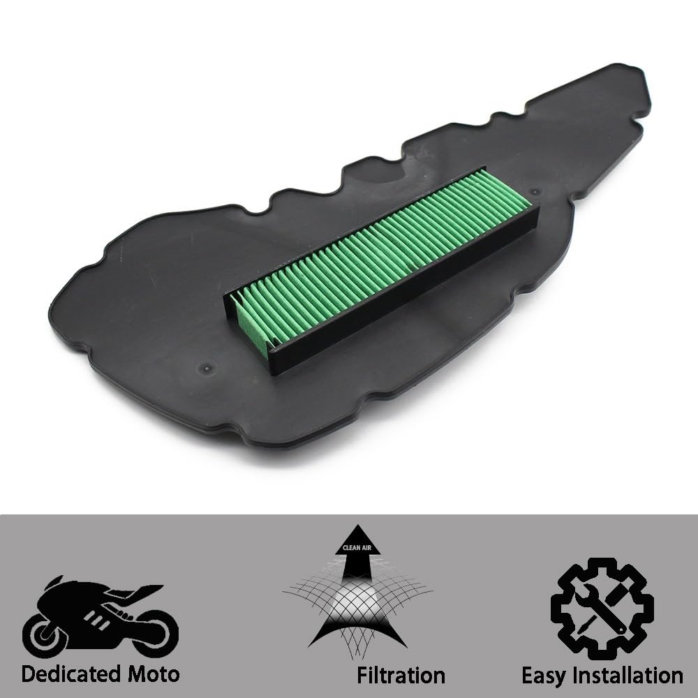 filtr wlotu powietrza motocykl Zestaw filtrów powietrza do filtracji oleju motocyklowego pasuje do PIAGGIO Medley 125 150 4T tj. ABS 2020-2023 APRILIA Sr Compact Gt(Filter)