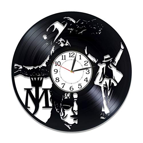 Reloj de pared de vinilo analógico 12 pulgadas miniatura 1