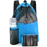 HOHOM Swim Mesh Beach Bag, Waterproof Gym...