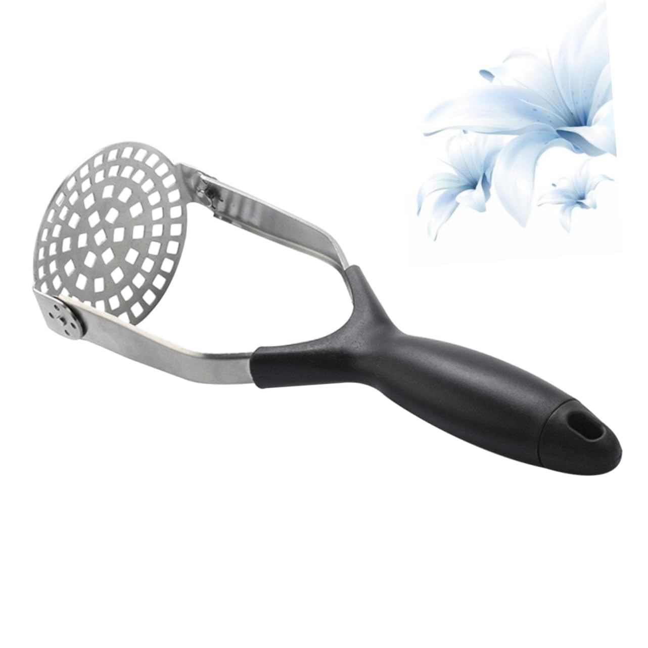 ULTECHNOVO Stainless Steel Potato Ricer Creative Masher for Garlic and Vegetables Easy to Clean Kitchen Tool for Home Cooking and Outdoor Use